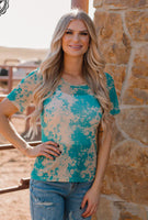 Turquoise sheer