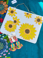 Beaded sunflower