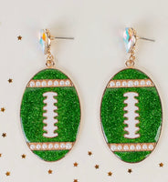 All football team earrings