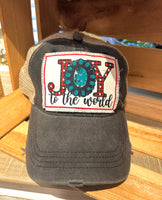 Joy to the world ballcap