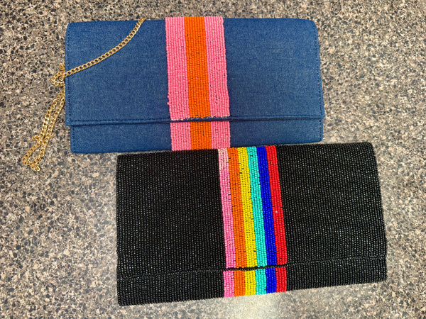 Beaded crossbody