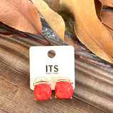 Solid or shimmer chunky studs