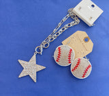 Icy star necklaces