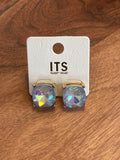 Solid or shimmer chunky studs