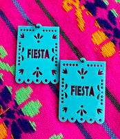 Papel picado earrings