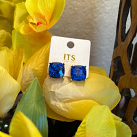Glitter chunky studs