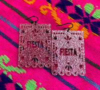 Papel picado earrings